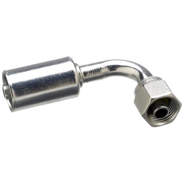 Gates Female SAE Tube O-Ring Nut Swivel, 90 degrees Bent Tube, Steel 733201305 - main